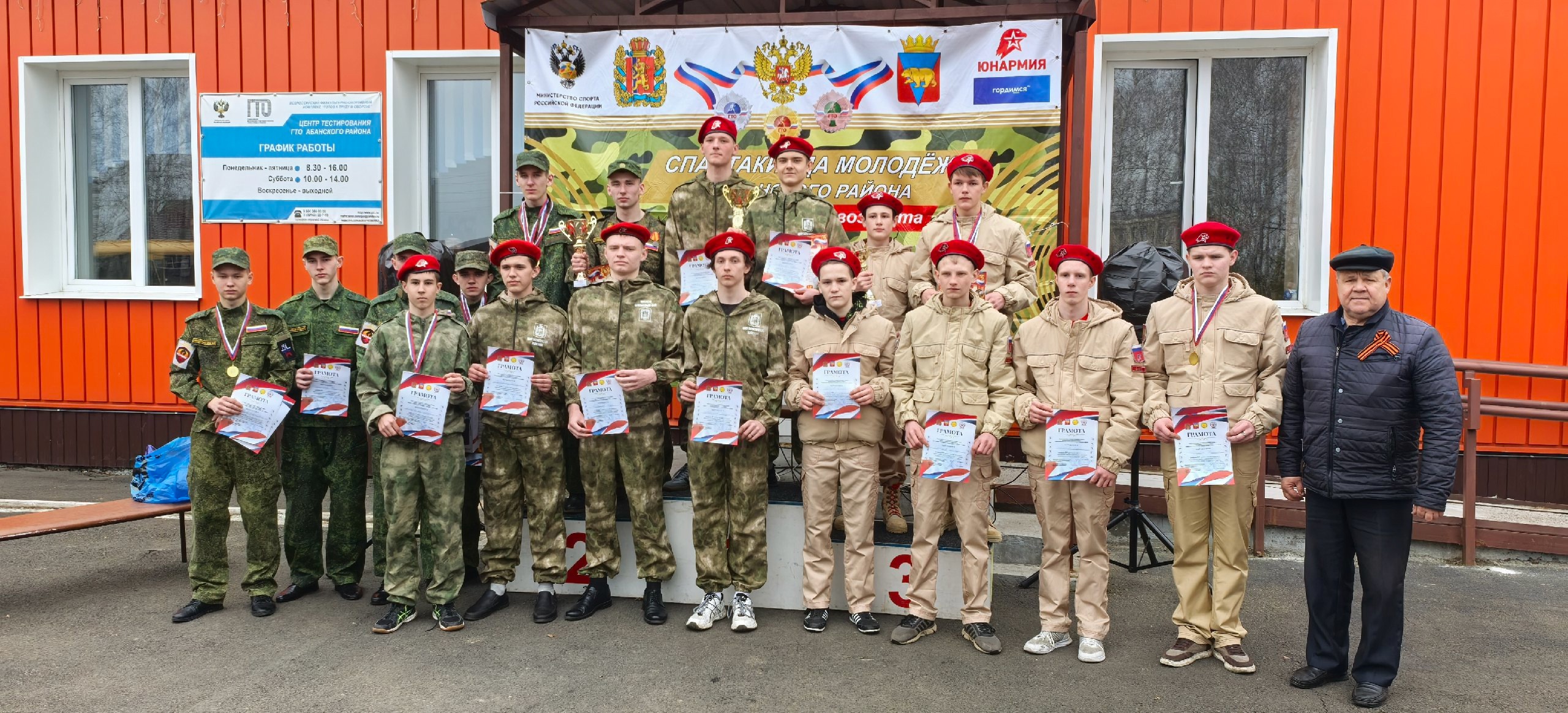 Районная Спартакиада допризывной молодежи.